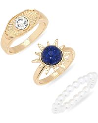 Leith - Mixed Sun 3-Pack Rings - Lyst