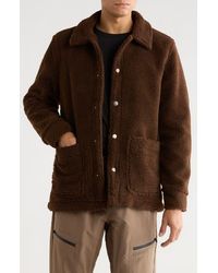Joe's Jeans - Chore Faux Shearling Jacket - Lyst