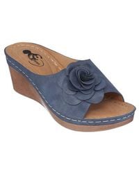 Good Choice New York - Tokyo Floral Wedge Sandal - Lyst