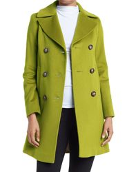 fleurette maxi wrap wool coat