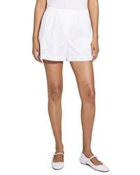 Theory - Stripe Cotton Boxers Shorts - Lyst