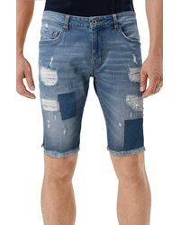 Xray Jeans - Distressed Denim Shorts - Lyst
