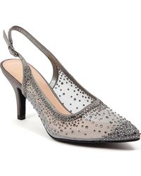Lady Couture - Embellished Slingback Pointed-Toe Pumps - Lyst