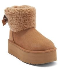 UGG - Classic Ultra Mini Max Curly Platform Boot - Lyst