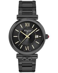Ferragamo - Salvatore Ora Dial Stainless Steel Bracelet Watch, 40Mm X 8.9Mm - Lyst