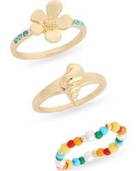 Leith - 3-Pack Assorted Rings - Lyst