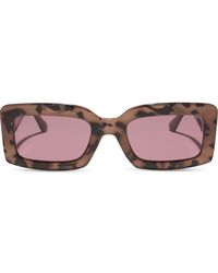 DIFF - Katie 52Mm Gradient Rectangle Sunglasses - Lyst