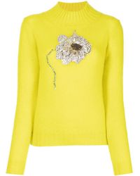 Oscar de la Renta Womens Cashmere Blend Open Weave Pullover Sweater BHFO 3812 