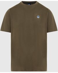 North Sails - T-shirt with logo patch - Lyst
