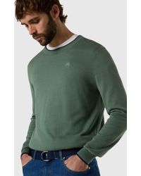 North Sails - Rundhalspullover Mit Farblich Abgestimmtem Logo - Lyst