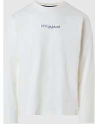 North Sails - Camiseta de manga larga con estampado en el pecho - Lyst