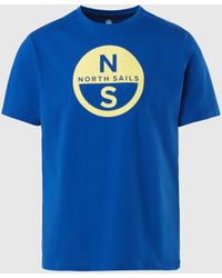 North Sails - T-Shirt With Maxi Logo Print - Lyst