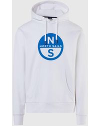 North Sails - Hoodie Con Maxiestampado - Lyst