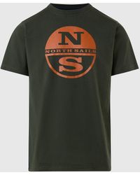 North Sails - T-shirt con logo stampato - Lyst