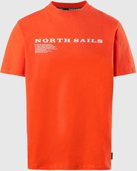 North Sails - T-shirt avec imprimé sur la poitrine - Lyst