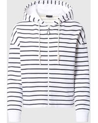 North Sails - Sweat-shirt à capuche à rayures avec cordon de serrage - Lyst