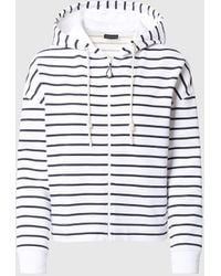 North Sails - Sweat-shirt à capuche à rayures avec cordon de serrage - Lyst