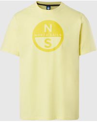 North Sails - T-shirt with maxi logo print - Lyst