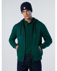 North Sails - Sudadera Con Capucha Y Cremallera Completa Y Logotipo Bordado - Lyst