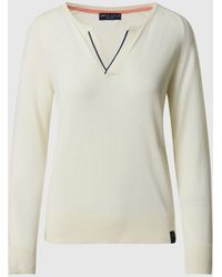 North Sails - Pullover Mit V-Ausschnitt Aus Viskose-Baumwolle - Lyst