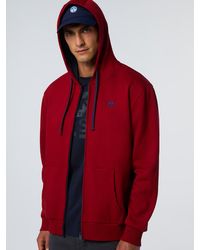 North Sails - Sudadera Con Capucha Y Cremallera Completa Y Logotipo Bordado - Lyst