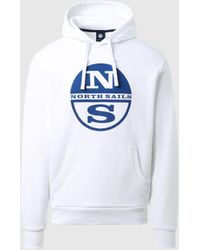 North Sails - Sweat-shirt à capuche avec maxi logo - Lyst