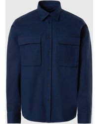 North Sails - Overshirt in twill di cotone - Lyst