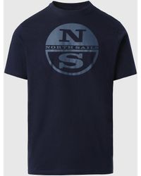 North Sails - T-shirt con maxi logo - Lyst