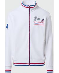 North Sails - Saint-Tropez Sweatshirt Mit Durchgehendem Reißverschluss - Lyst
