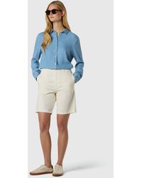North Sails - Pantalones Cortos Chinos De Cintura Alta - Lyst