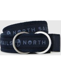 North Sails - Cinturón De Lona Con Logotipo - Lyst