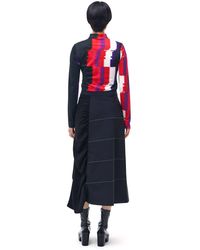 KIMZISU - Glitch Print Mock Neck T-shirt - Lyst