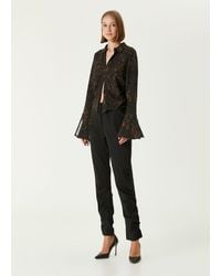 Pcfg - Wool Blend Your *itch Draped Pant - Jet Black - Lyst