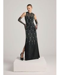 AKHL - Lurex-tulle Sequin Tassel Dress - Lyst