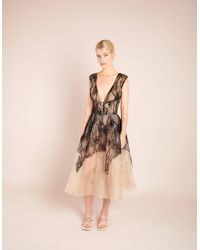 BYVARGA - Lea Silk Organza Dress - Lyst