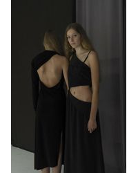 KM BY LANGE - Chekhol Open Back Dress - Lyst