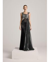 AKHL - Sequin Bustier Asymmetric Dress - Lyst