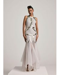 AKHL - Lurex-tulle Metallic Dress - Lyst