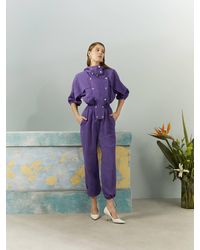 Nocturne - Hooded Jumpsuit - Lyst