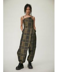 JENN LEE - Plaid Low-rise Clown Jumpsuit - Lyst