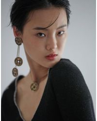 JENN LEE - Ancient Chinese Clip On Coin Earrings - Lyst