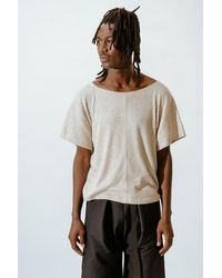 O.22. - T-shirt With Vertical Panels - Lyst