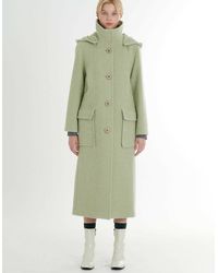 FREAKSBYKIMTAEHOON - Premium Mohair Alpaca Detachable Hooded Long Coat - Lyst