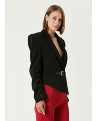 Pcfg - Wool Blend Your *itch Fitted Blazer Jacket - Jet Black - Lyst
