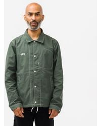 Stussy Synthetic Stussy Folsom Jacket - Spruce in Green for Men 