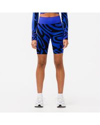adidas By Stella Mccartney Agent Of Kindness Cycling Shorts - Blue