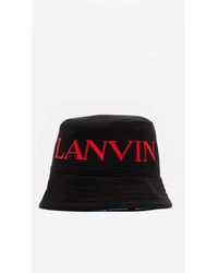 Lanvin Reversible Bucket Hat - Blue