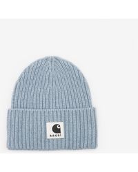 Sacai X Carhartt Wip Wool-blend Beanie in Natural for Men | Lyst