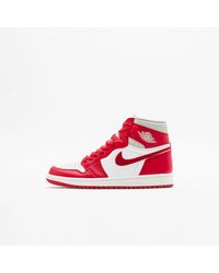 Nike Air 1 Retro High Og Sneaker - Red
