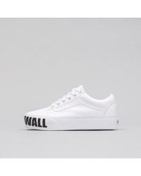 vans - old skool platform off the wall vans - old skool platform off the wall